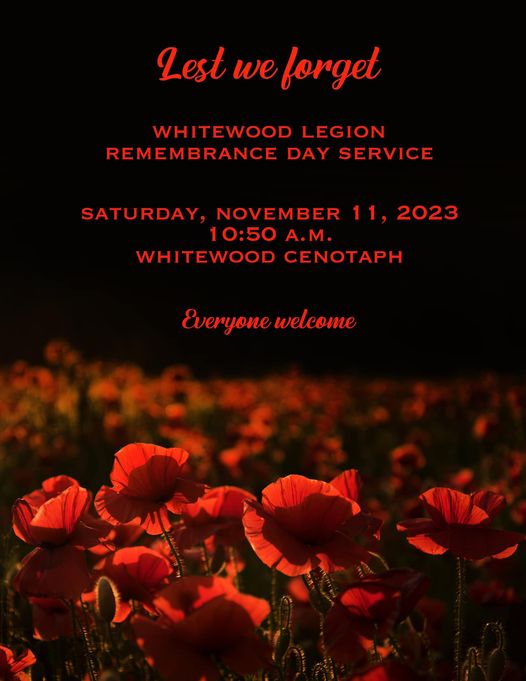 Rememberance Day Info