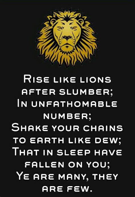 Ye are many. They are few.